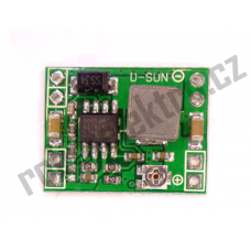 Měnič napětí DC-DC miniaturní, regulovatelný výstup 0,8V až 20V / 1A (2A max)